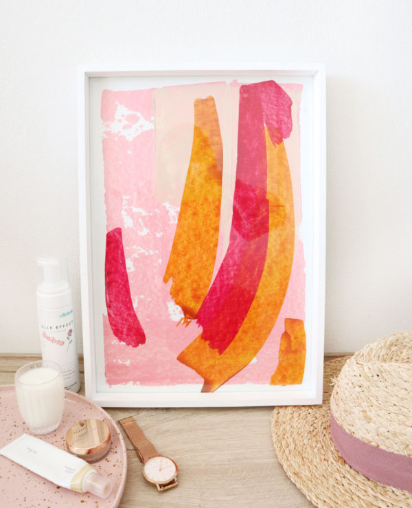 caitlin hope sunrise original artwork, abstract and colourful