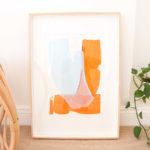 caitlin hope beach swims original artwork, bright colourful and abstract