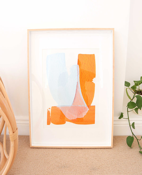 caitlin hope beach swims original artwork, bright colourful and abstract